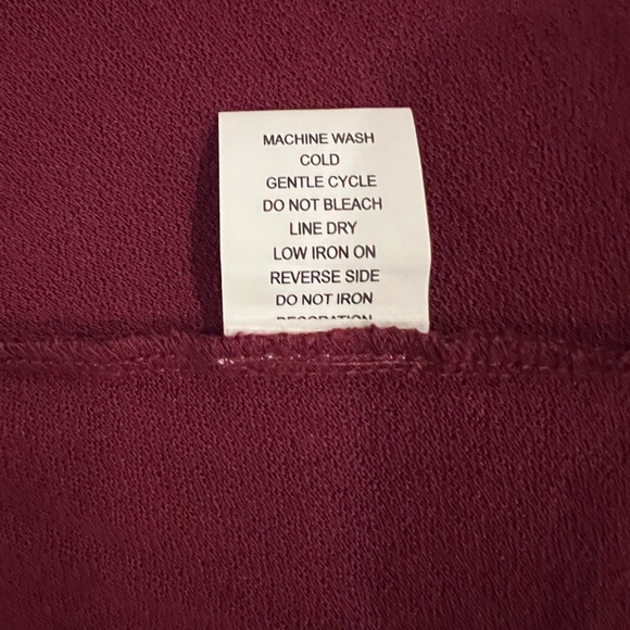 NY COLLECTION beautiful long bell sleeve embroidered blouse size XL - Picture 9 of 12